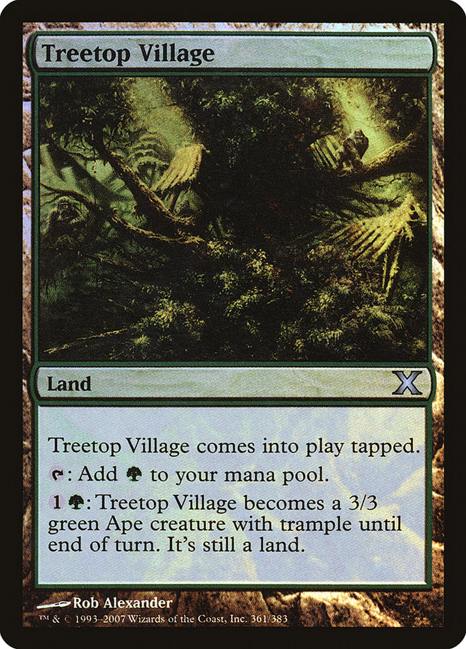 Image of Treetop Village (Premium Foil) [Tenth Edition]