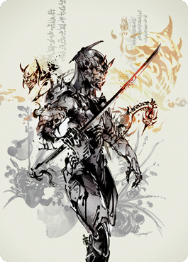 Image of Satoru Umezawa 1 Art Card [Kamigawa: Neon Dynasty Art Series]