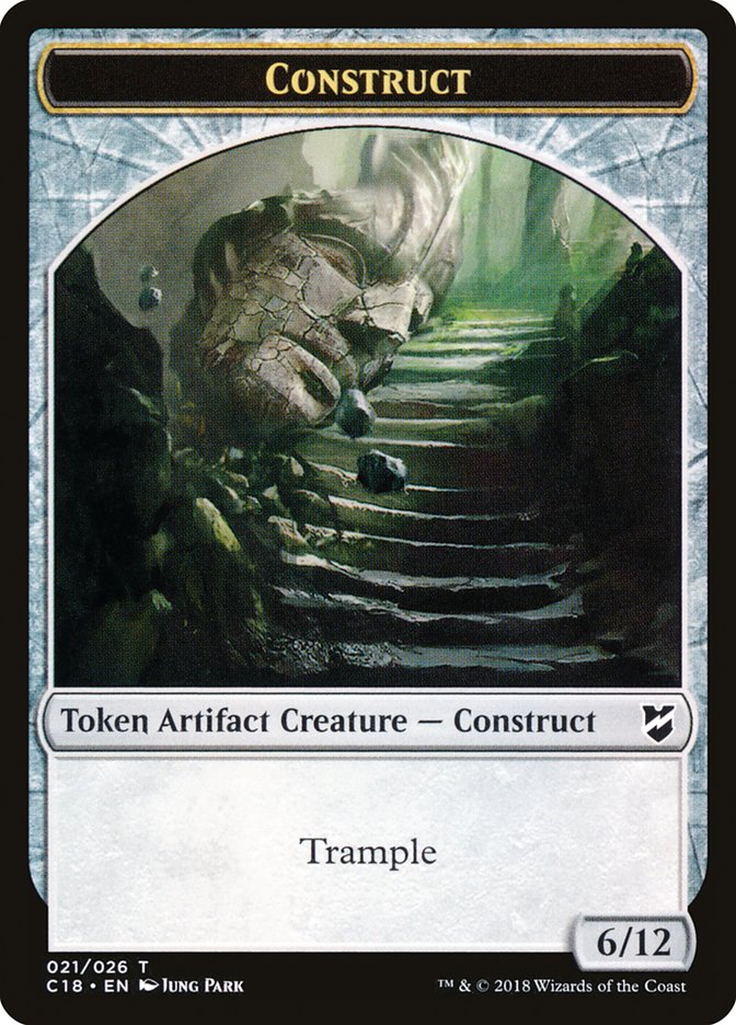Image of Construct Token (021/026) [Commander 2018 Tokens]