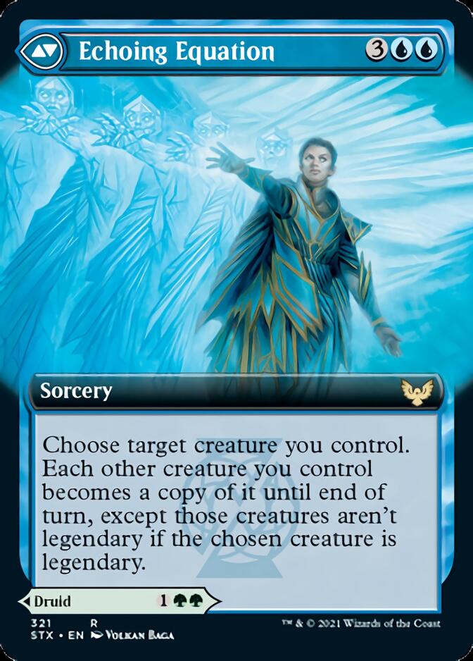 Image of Augmenter Pugilist // Echoing Equation (Extended Art) [Strixhaven: School of Mages]