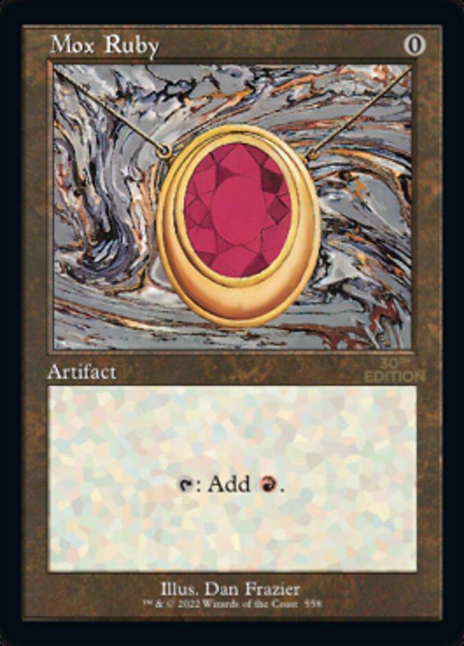 Image of Mox Ruby (Retro) [30th Anniversary Edition]