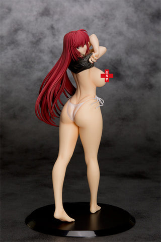 Young Hip Cover Girl -Crimson Red- 1/7 Scale Painted Figure Anime Figurine