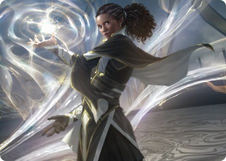 Image of Clever Lumimancer Art Card [Strixhaven: School of Mages Art Series]