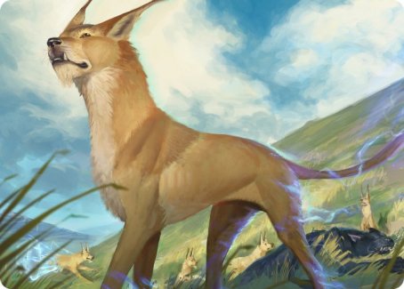 Image of Blink Dog Art Card [Dungeons & Dragons: Adventures in the Forgotten Realms Art Series]