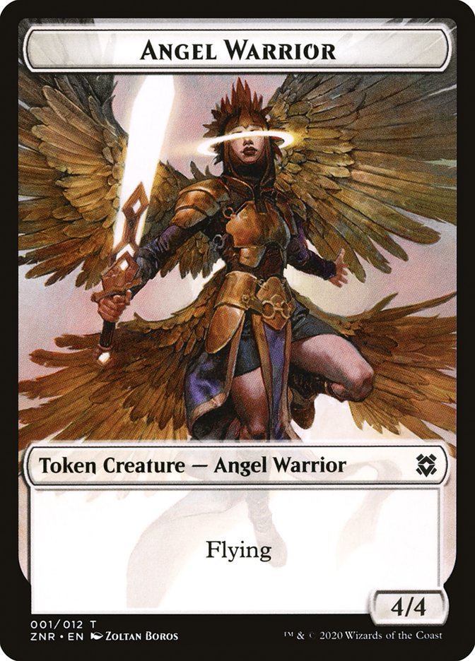 Image of Angel Warrior Token [Zendikar Rising Tokens]
