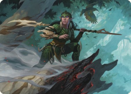 Image of Gwenna, Eyes of Gaea Art Card [The Brothers' War Art Series]