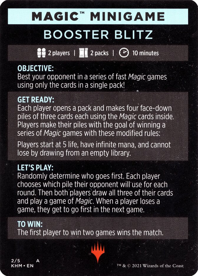 Image of Booster Blitz (Magic Minigame) [Kaldheim Minigame]