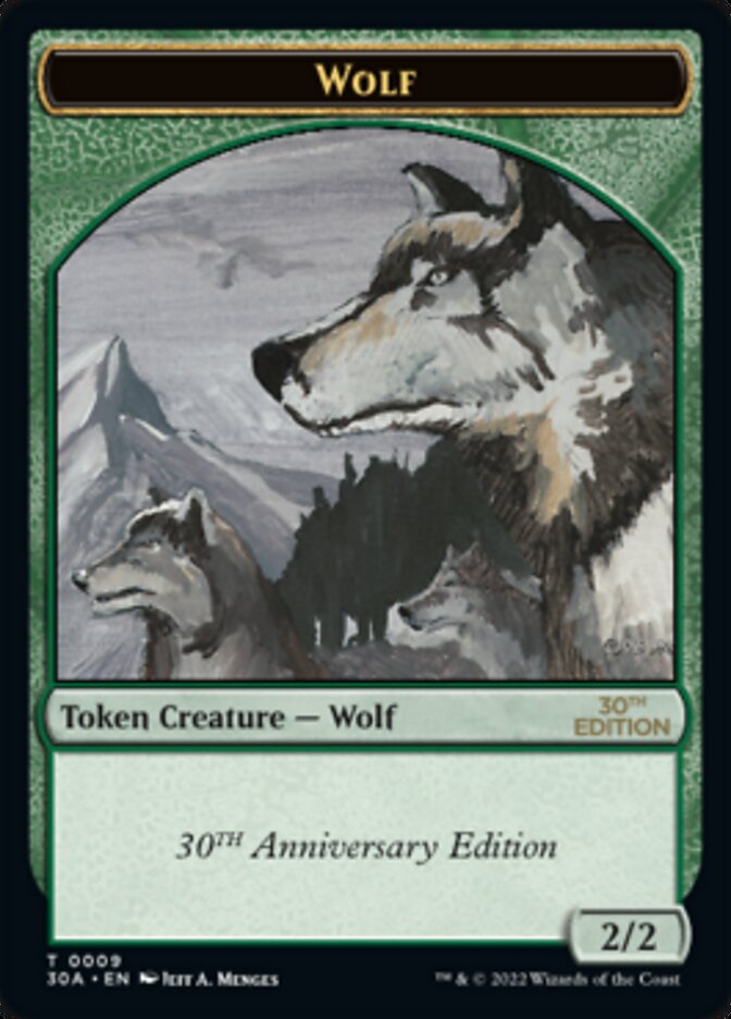 Image of Wolf Token [30th Anniversary Tokens]