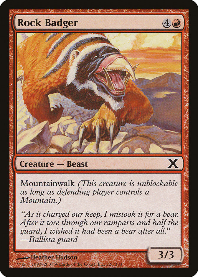 Image of Rock Badger [Tenth Edition]