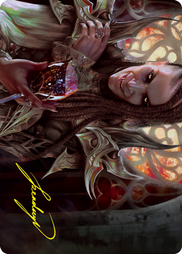 Image of Voldaren Epicure 2 Art Card (Gold-Stamped Signature) [Innistrad: Crimson Vow Art Series]