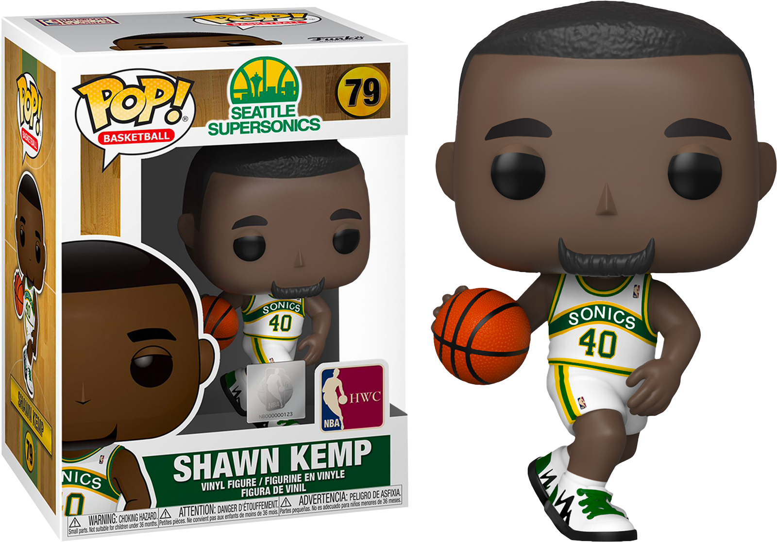 Image of Shawn Kemp (Seattle Supersonics) #79