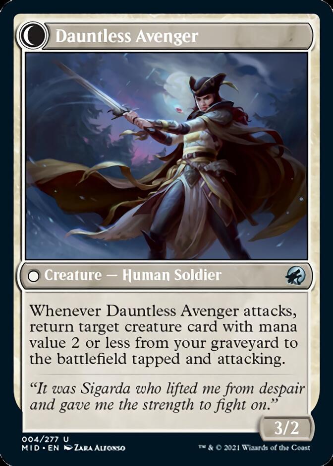 Image of Bereaved Survivor // Dauntless Avenger [Innistrad: Midnight Hunt]