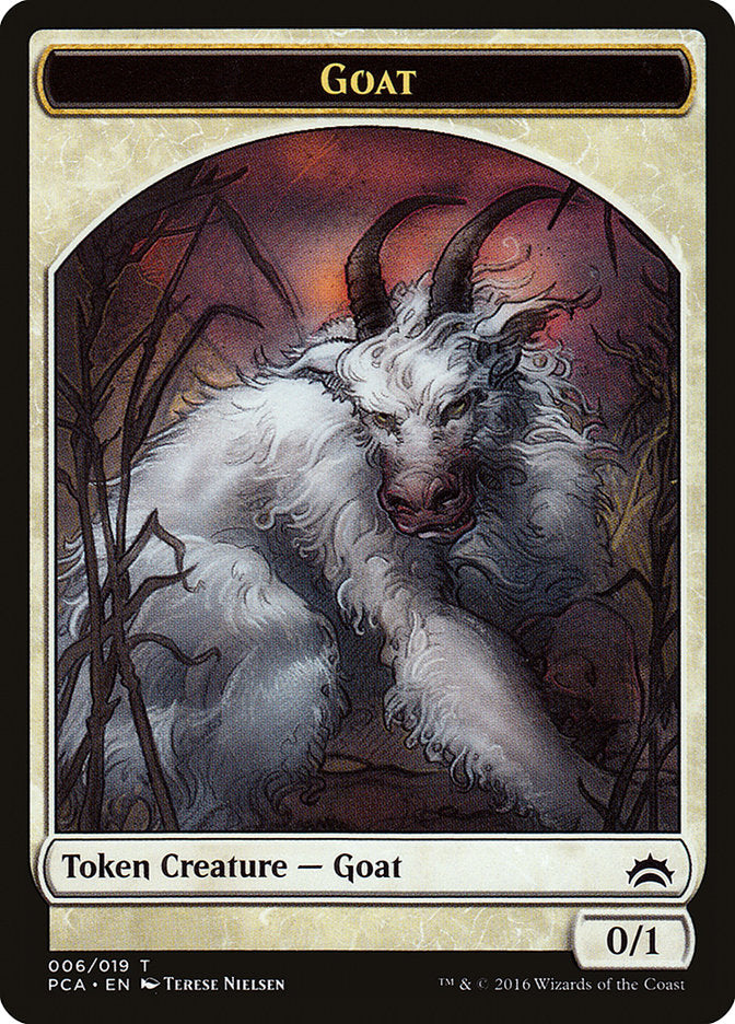 Image of Goat // Insect Double-Sided Token [Planechase Anthology Tokens]