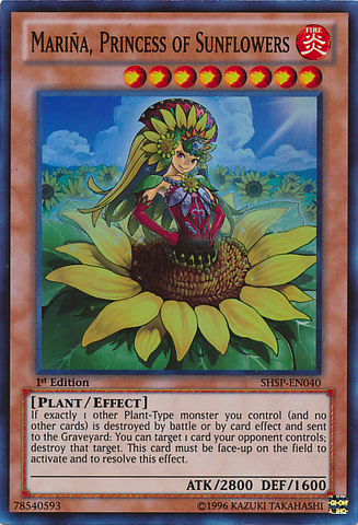 Marina, Princess of Sunflowers [SHSP-EN040] Super Rare