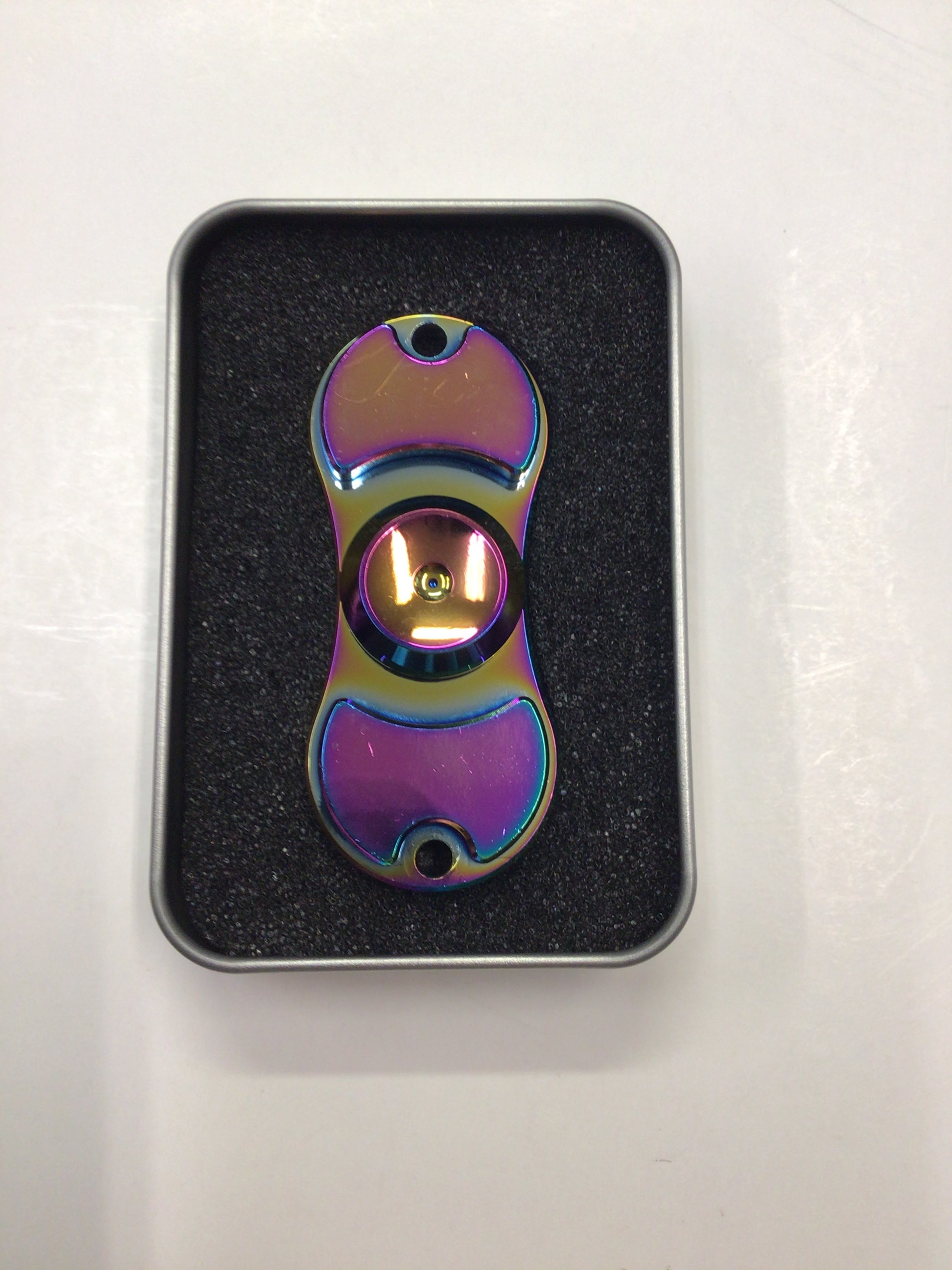 Image of Fidget Spinner 2 Edged (Rainbow Chrome)