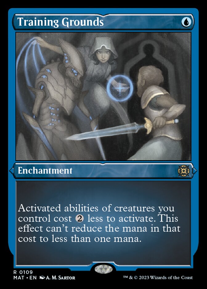 Image of Training Grounds (Foil Etched) [March of the Machine: The Aftermath]