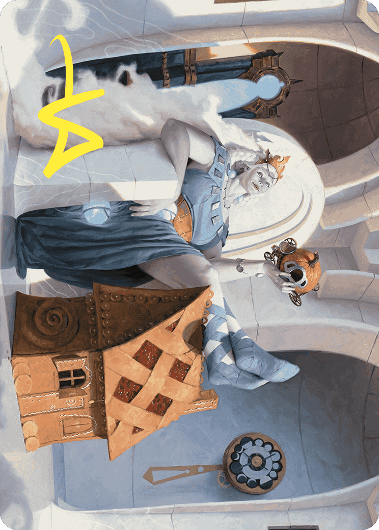 Image of Beluna Grandsquall Art Card (Gold-Stamped Signature) [Wilds of Eldraine Art Series]