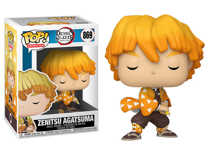 Image of Zenitsu Agatsuma #869 (Pop! Animation Demon Slayer)
