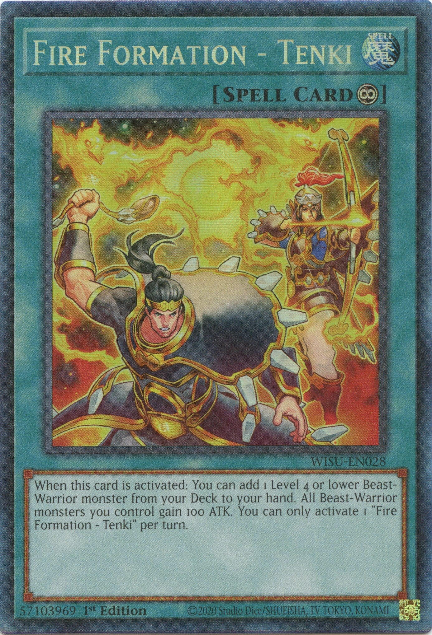 Image of Fire Formation - Tenki [WISU-EN028] Collector's Rare