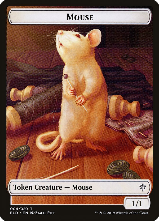 Image of Mouse Token [Throne of Eldraine Tokens]