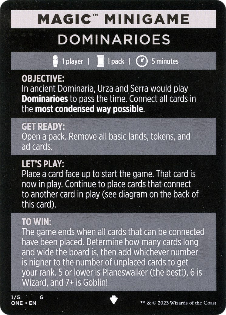 Image of Dominarioes (Magic Minigame) [Phyrexia: All Will Be One Minigame]
