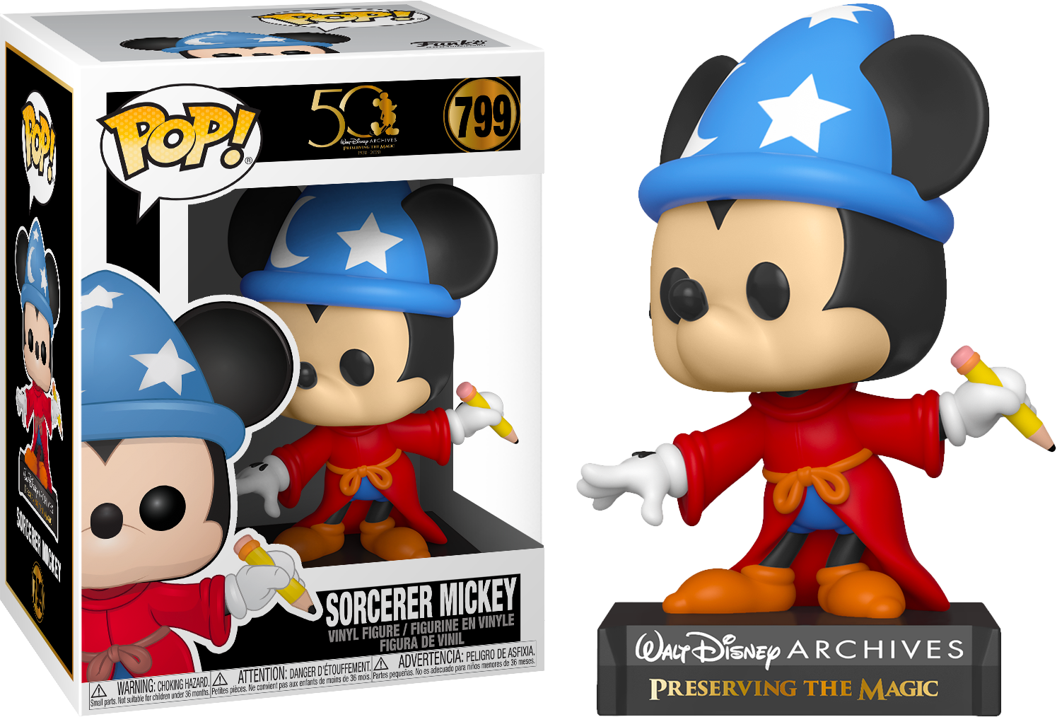 Image of Sorcerer Mickey (Walt-Disney Archives) #799