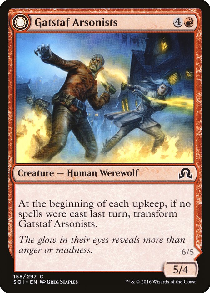 Image of Gatstaf Arsonists // Gatstaf Ravagers [Shadows over Innistrad]