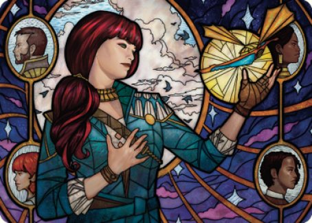 Image of Jhoira, Ageless Innovator Art Card [Dominaria United Art Series]