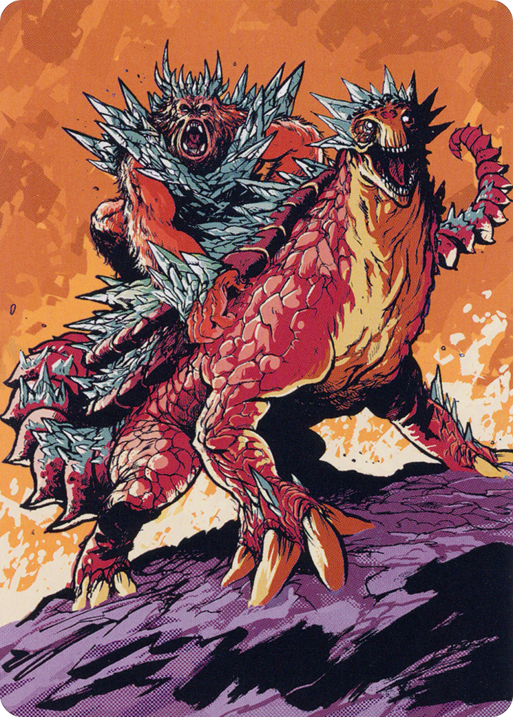Image of Kogla and Yidaro Art Card [March of the Machine Art Series]