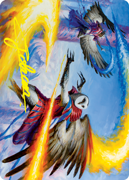 Image of Teach by Example Art Card (Gold-Stamped Signature) [Strixhaven: School of Mages Art Series]