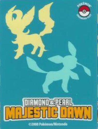 Image of Diamond & Pearl Majestic Dawn Prerelease: Leafeon & Glaceon Card Sleeves - Pokemon  [60 ct]