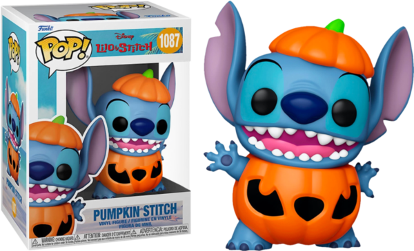 Image of Pumpkin Stitch #1087  (Disney Lilo & Stitch Hot Topic Exclusive)