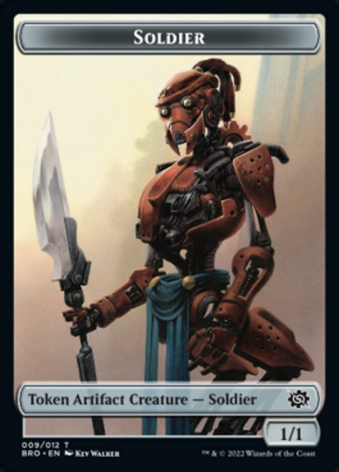 Image of Soldier Token (009) [The Brothers' War Tokens]