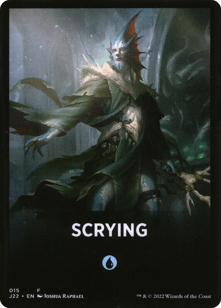 Image of Scrying Theme Card [Jumpstart 2022 Front Cards]