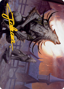 Image of Lord of the Ulvenwald Art Card (Gold-Stamped Signature) [Innistrad: Midnight Hunt Art Series]