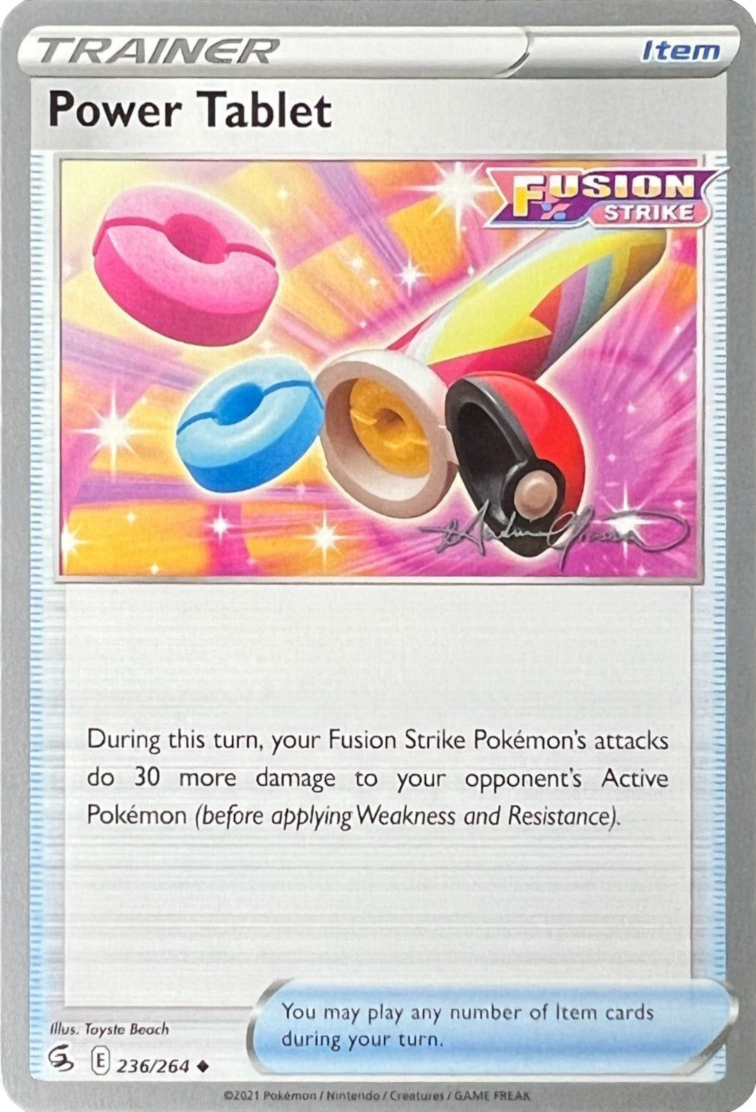 Image of Power Tablet (236/264) (The Shape of Mew - Andre Chiasson) [World Championships 2022]