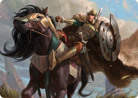 Image of Knight of Dawn's Light Art Card [Dominaria United Art Series]