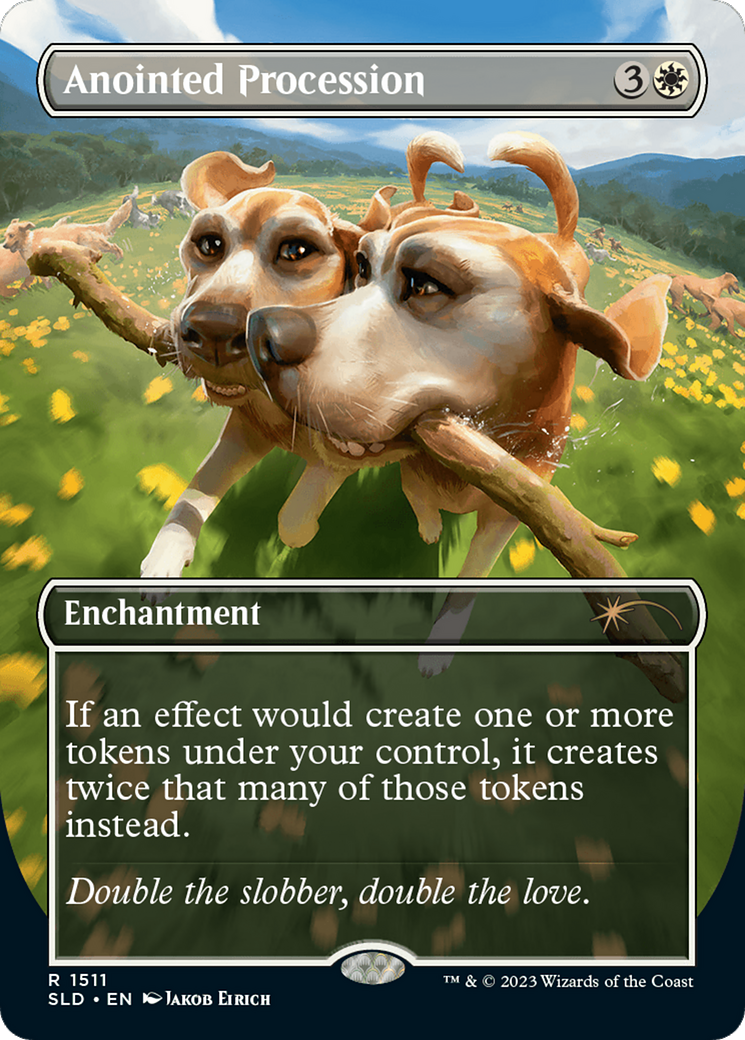 Image of Anointed Procession // Anointed Procession [Secret Lair Commander Deck: Raining Cats and Dogs]