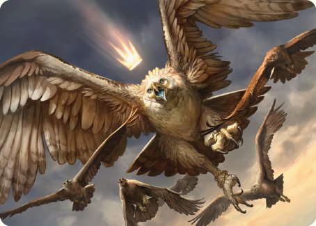 Image of Gwaihir, Greatest of the Eagles Art Card [The Lord of the Rings: Tales of Middle-earth Art Series]