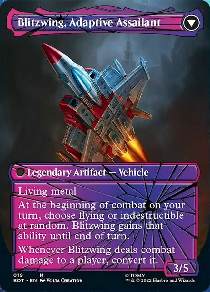 Image of Blitzwing, Cruel Tormentor // Blitzwing, Adaptive Assailant (Shattered Glass) [Transformers]