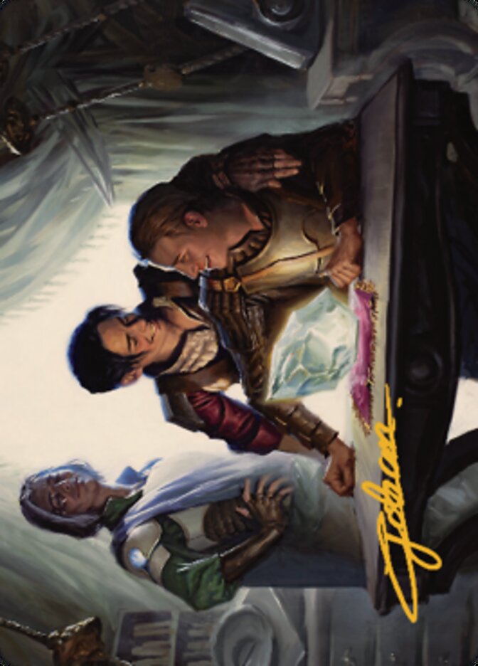 Image of Tocasia's Welcome Art Card (Gold-Stamped Signature) [The Brothers' War Art Series]