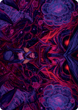 Image of Reckoner Shakedown Art Card [Kamigawa: Neon Dynasty Art Series]