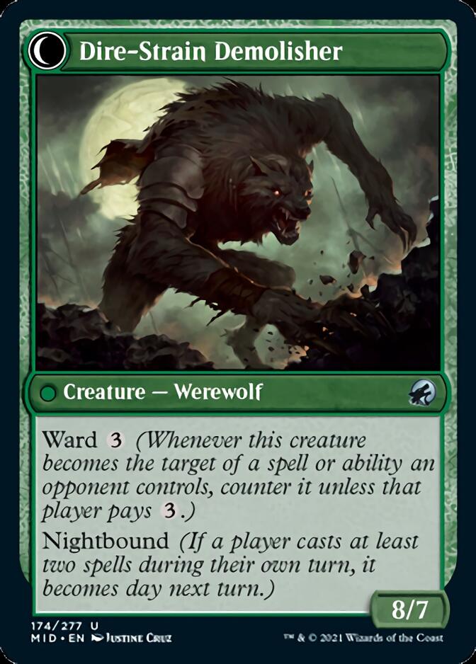 Image of Burly Breaker // Dire-Strain Demolisher [Innistrad: Midnight Hunt]