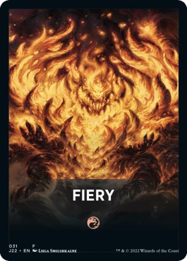 Image of Fiery Theme Card [Jumpstart 2022 Front Cards]