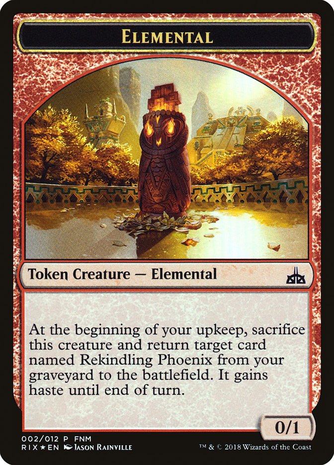 Image of City's Blessing // Elemental Double-Sided Token [Friday Night Magic 2018]