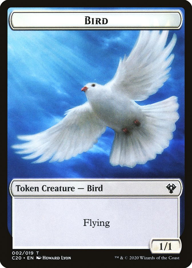 Image of Bird Token [Commander 2020 Tokens]