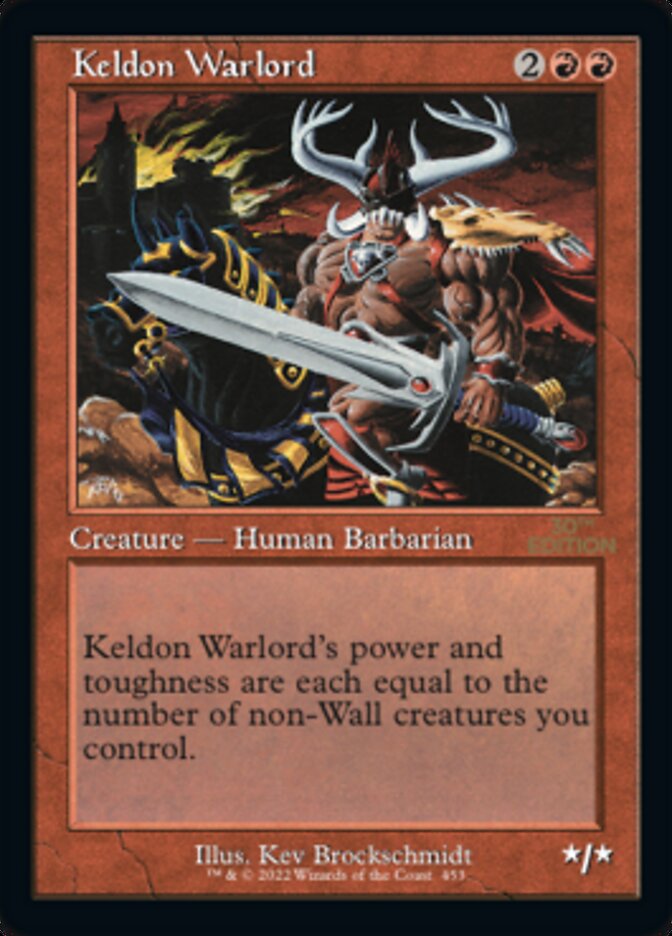 Image of Keldon Warlord (Retro) [30th Anniversary Edition]