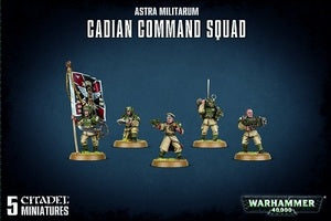 Warhammer 40,000: Astra Militarum - Cadian Command Squad