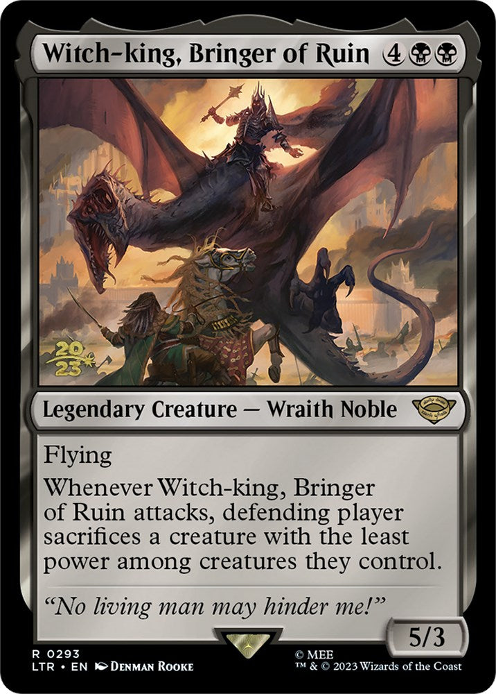 Image of Witch-king, Bringer of Ruin [The Lord of the Rings: Tales of Middle-Earth Prerelease Promos]