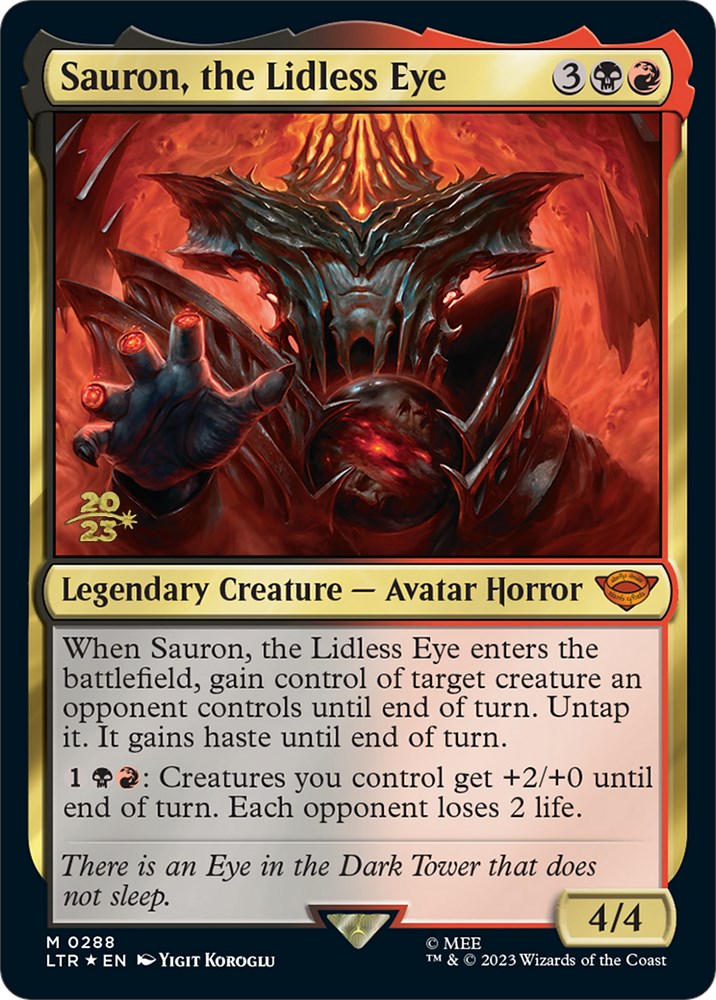 Image of Sauron, the Lidless Eye [The Lord of the Rings: Tales of Middle-Earth Prerelease Promos]